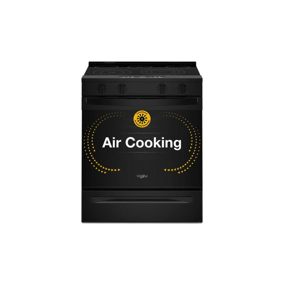 Whirlpool® 30-inch Electric Range with Air Cooking Technology YWSES5030SB Whirlpool® 30-inch Electric Range with Air Cooking Technology YWSES5030SB