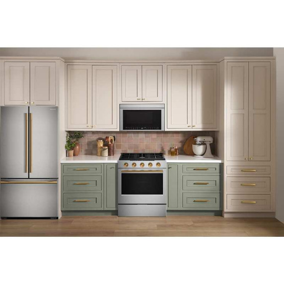 Kitchenaid® 5.0 Cu. Ft. Smart Slide-in Gas Range with Convection Cooking Modes and 2-in-1 Burner KSGS530SPS