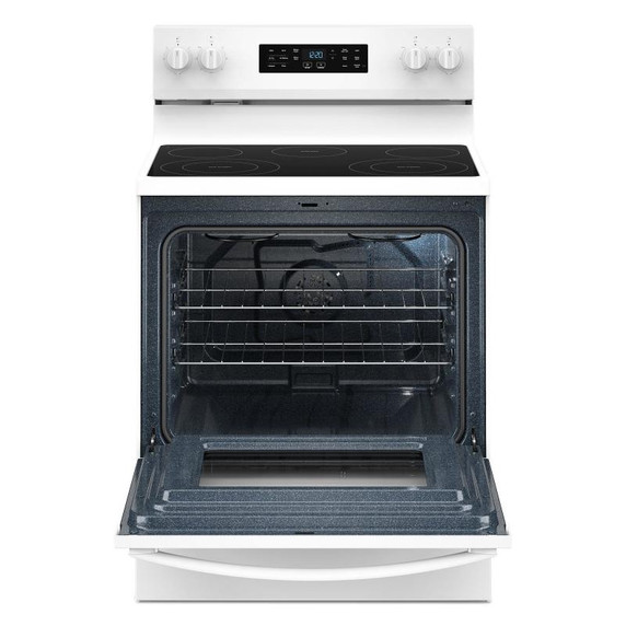Whirlpool® 30-inch Electric Range with Air Cooking Technology YWFES4530SW Whirlpool® 30-inch Electric Range with Air Cooking Technology YWFES4530SW
