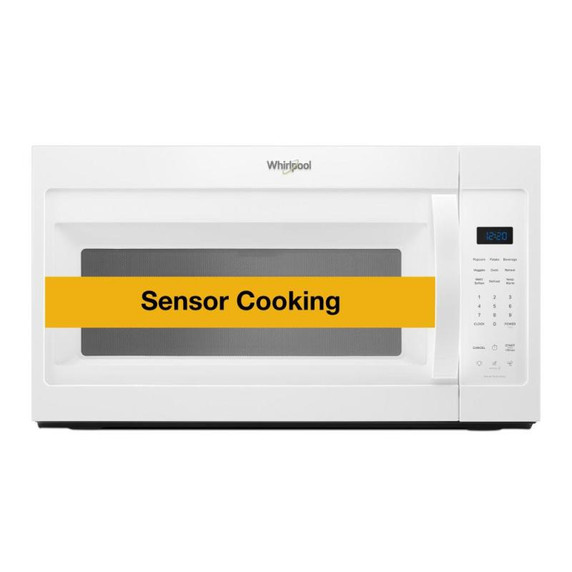 Whirlpool® 1.9 cu ft. Over the Range Microwave with Sensor Cooking Technology - 900 Watts YWMMS3230SW