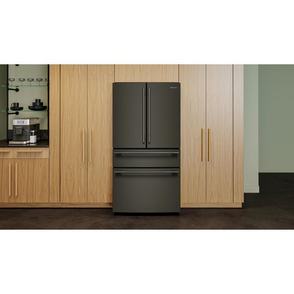 Kitchenaid® 30 cu. ft. French Door Refrigerator with Exterior Water and Ice KRFF436SBE