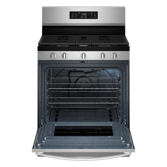 Whirlpool® 30-inch Gas Range with Air Cooking Technology and Steam Clean WFGS4530SZ
