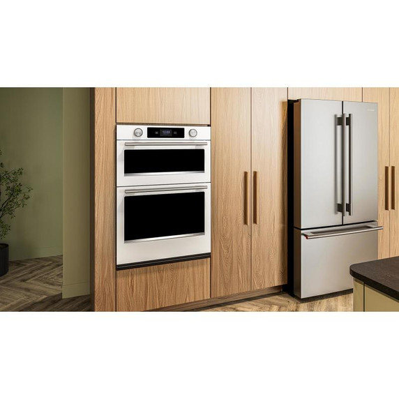 Kitchenaid® 30-inch Smart Electric Combo Wall Oven with Assisted Cooking Modes - White KOEC730SWH
