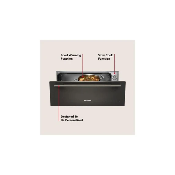 Kitchenaid® 30" Slow Cook Warming Drawer KWES730SBE