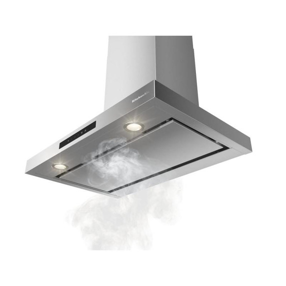 KitchenAid® 30-inch Wall-Mount, 4-Speed Canopy Hood KVWC730SSS