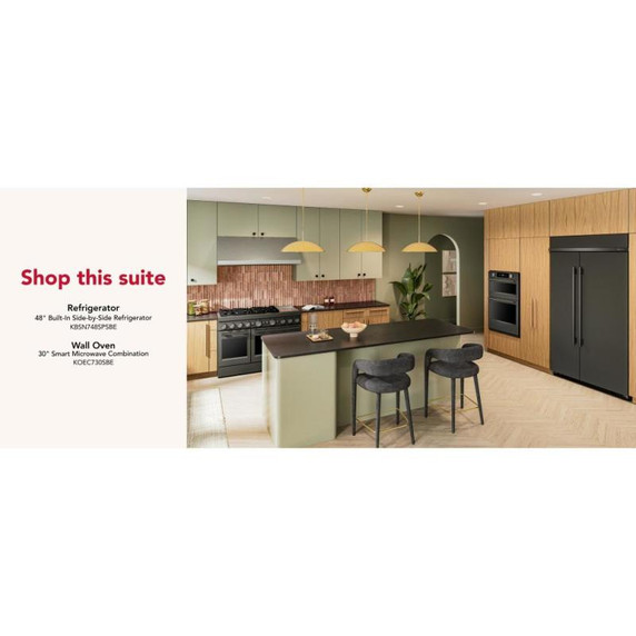 Kitchenaid® 48-Inch 6 Burner Commercial-Style Dual Fuel Range with Griddle KFDD948SBE