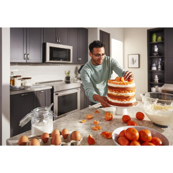 Kitchenaid® 30-Inch 4-Element Induction Convection Front Control Range with Baking Drawer KSIB900ESS