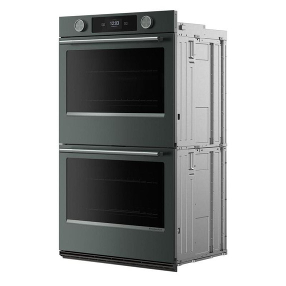 Kitchenaid® 30-inch Smart Electric Double Wall Oven with Intelligent Cooking Camera - Juniper KOED930SJP