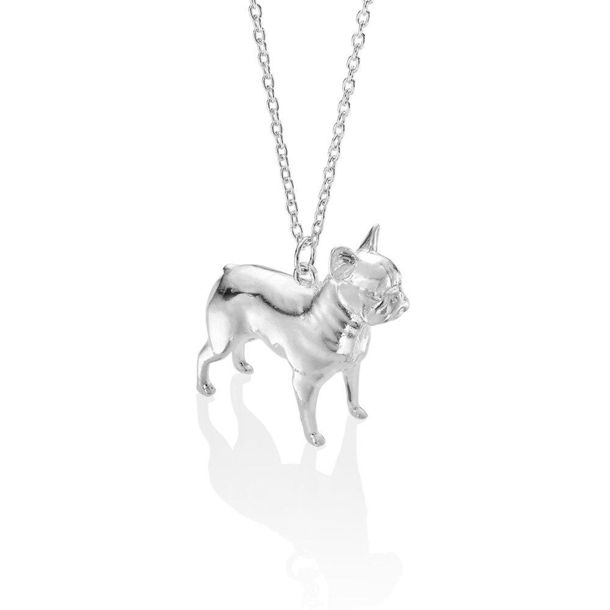 Allergy free - dog with a diamond necklace - french bulldog - Shop  misswudesign Necklaces - Pinkoi