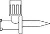 B BRAUN 412012 NEEDLE-FREE DISPENSING PINS