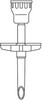 B BRAUN 412022 NEEDLE-FREE DISPENSING PINS