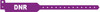 MEDICAL ID SOLUTIONS 3207DNR TRI-LAMINATE ALERT WRISTBANDS