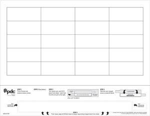 Precision Dynamics Datamate Labels & Bracelet System Tm-Admit-2