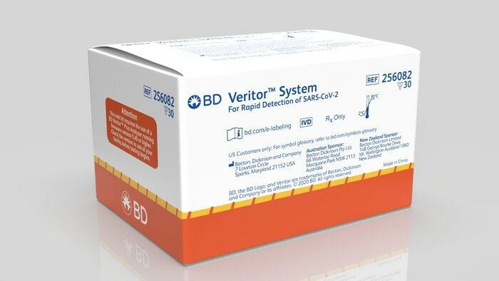 BD 256082 SARS-COV-2 Antigen Testing Cassettes for BD Veritor