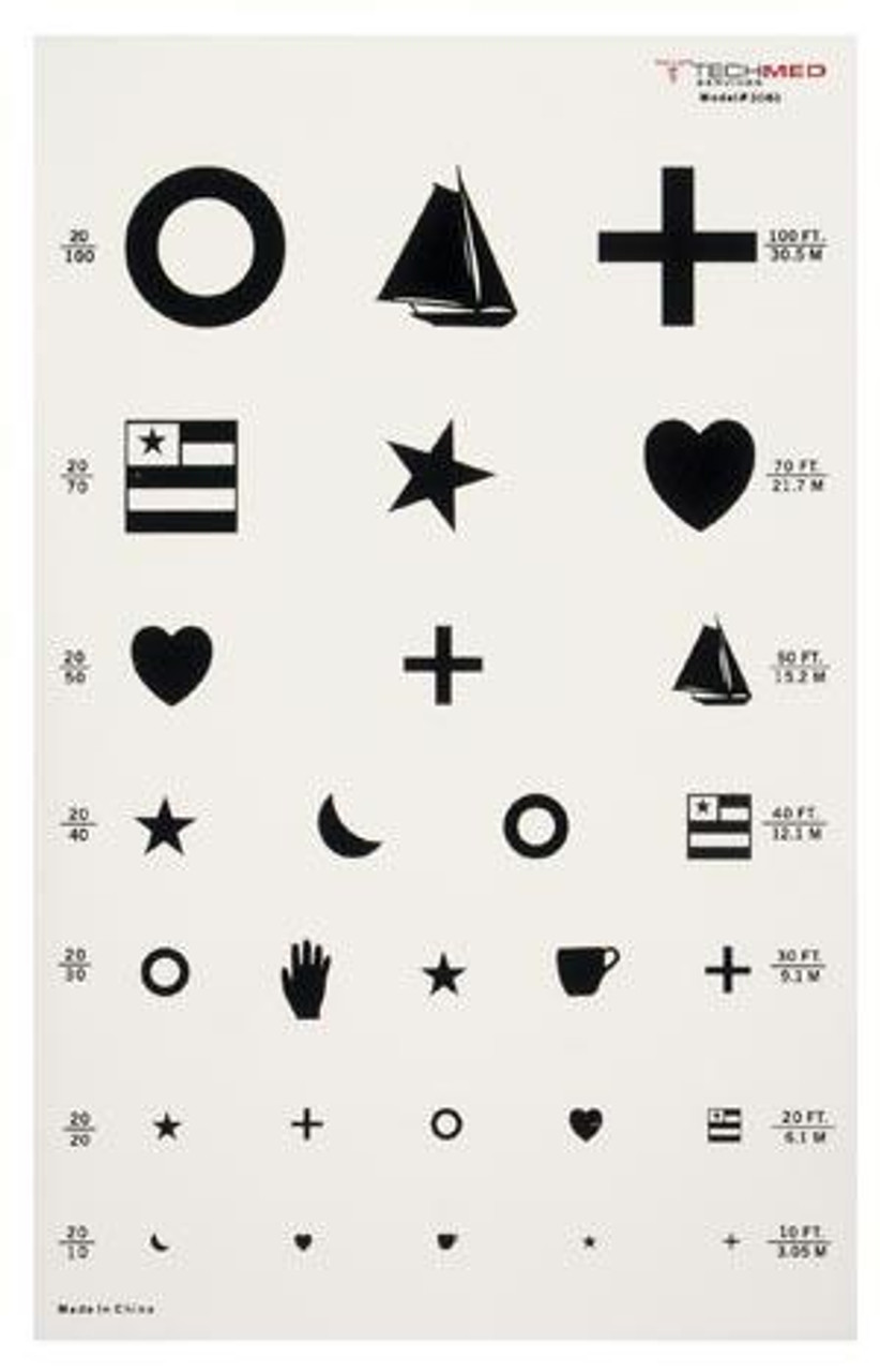 Tech-Med 3063 Eye Charts tech-med-3063-eye-charts