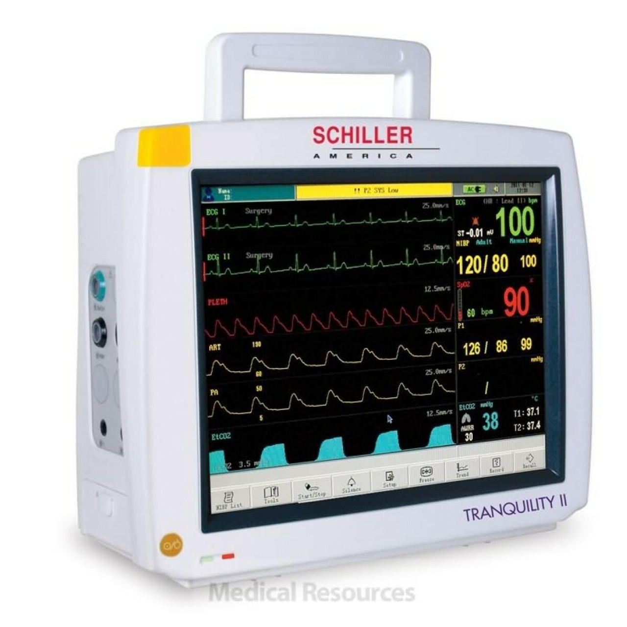 Tranquility II Multiparameter Patient Monitor 12.1in Touchscreen