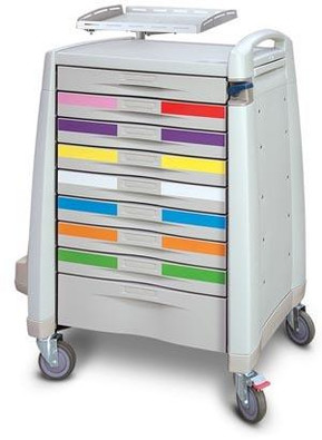 CAPSA HEALTHCARE AVALOSTANDARD MEDICAL CART AM10MC-PEDCRASH