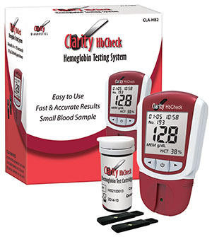 CLARITY DIAGNOSTICS HEMOGLOBIN CLA-HB2