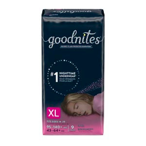 KIMBERLY-CLARK GOODNITES 53382 UNDERPANTS