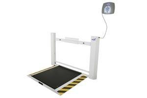 PELSTAR/HEALTH O METER PROFESSIONAL SCALE - ANTIMICROBIAL WALL MOUNTED WHEELCHAIR SCALE 2900KL-AM-BT