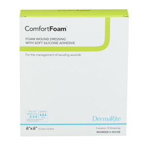 Dermarite Comfortfoam Non-Border Silicone Dressing 00316E..