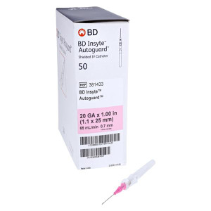 BD 381433 INSYTE AUTOGUARD SHIELDED IV CATHETERS