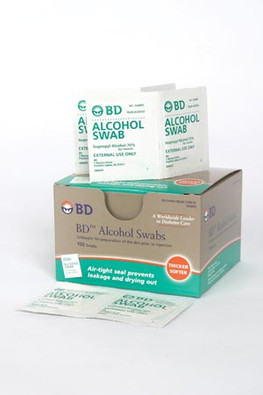 BD 326895 ALCOHOL SWABS
