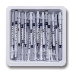 BD 305950 SAFETYGLIDE ALLERGIST TRAYS