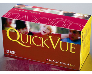 QUIDEL 0343 QUICKVUE IN-LINE STREP A KIT