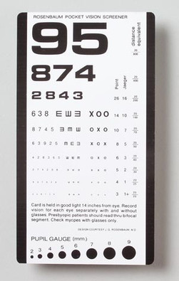 TECH-MED 3053 EYE CHARTS