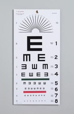 TECH-MED 3051 EYE CHARTS