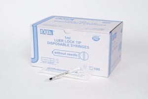 EXEL 26050 SYRINGE ONLY - STERILE