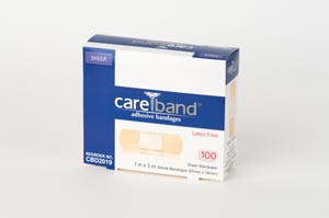 ASO CAREBAND CBD2019 SHEER ADHESIVE STRIP BANDAGES