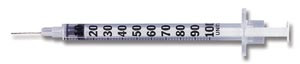 BD 309626 TUBERCULIN SYRINGE WITH NEEDLE