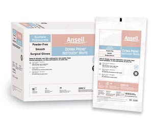 ANSELL 20685790 GAMMEX NON-LATEX PI WHITE POWDER-FREE SYNTHETIC SURGICAL GLOVES