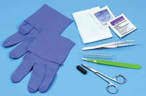BUSSE 744 SHARP DEBRIDEMENT TRAY