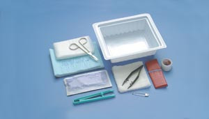 BUSSE 759 DRESSING CHANGE TRAY WITH INSTRUMENTS