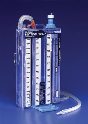 CARDINAL HEALTH 8888571513 MEDICAL SUPPLIES ARGYLE SENTINEL SEAL CHEST DRAINAGE UNIT