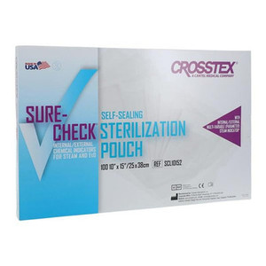 CROSSTEX SCL10152 SURE-CHECK STERILIZATION POUCHES