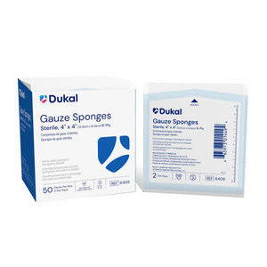 DUKAL 6408 WOVEN COTTON GAUZE SPONGES