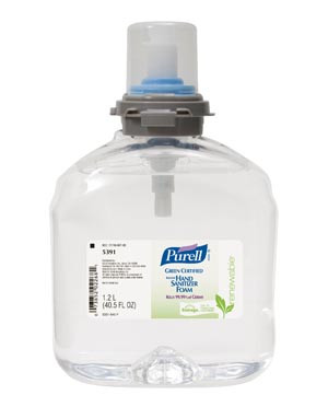 GOJO 5391-02 PURELL GREEN CERTIFIED HAND SANITIZER