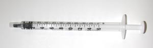 EXEL 26048 TB TUBERCULIN SYRINGES WITH LUER SLIP