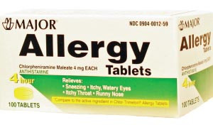 MAJOR 700459 ALLERGY TABLETS