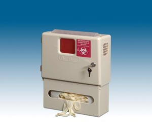 PLASTI 145002 WALL MOUNTED SHARPS DISPOSAL SYSTEM