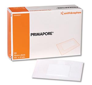 SMITH & NEPHEW 66000317 PRIMAPORE IV ADHESIVE DRESSINGS