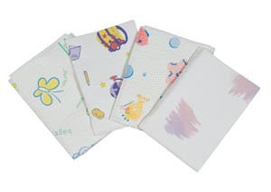 TIDI 981410 2-PLY TISSUE POLY TOWEL & BIB
