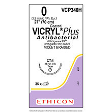 ETHICON VCP340H VICRYL PLUS COATED ANTIBACTERIAL SUTURES