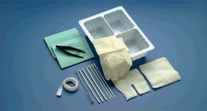 BUSSE 703 TRACHEOSTOMY CARE SET WITH FORCEPS