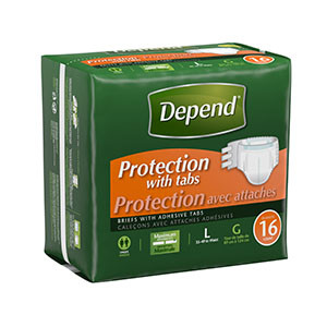 KIMBERLY-CLARK 35458 DEPEND OVERNITE BRIEFS