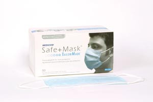 MEDICOM 2070 SAFE+MASK TAILORMADE PROCEDURE EARLOOP MASK